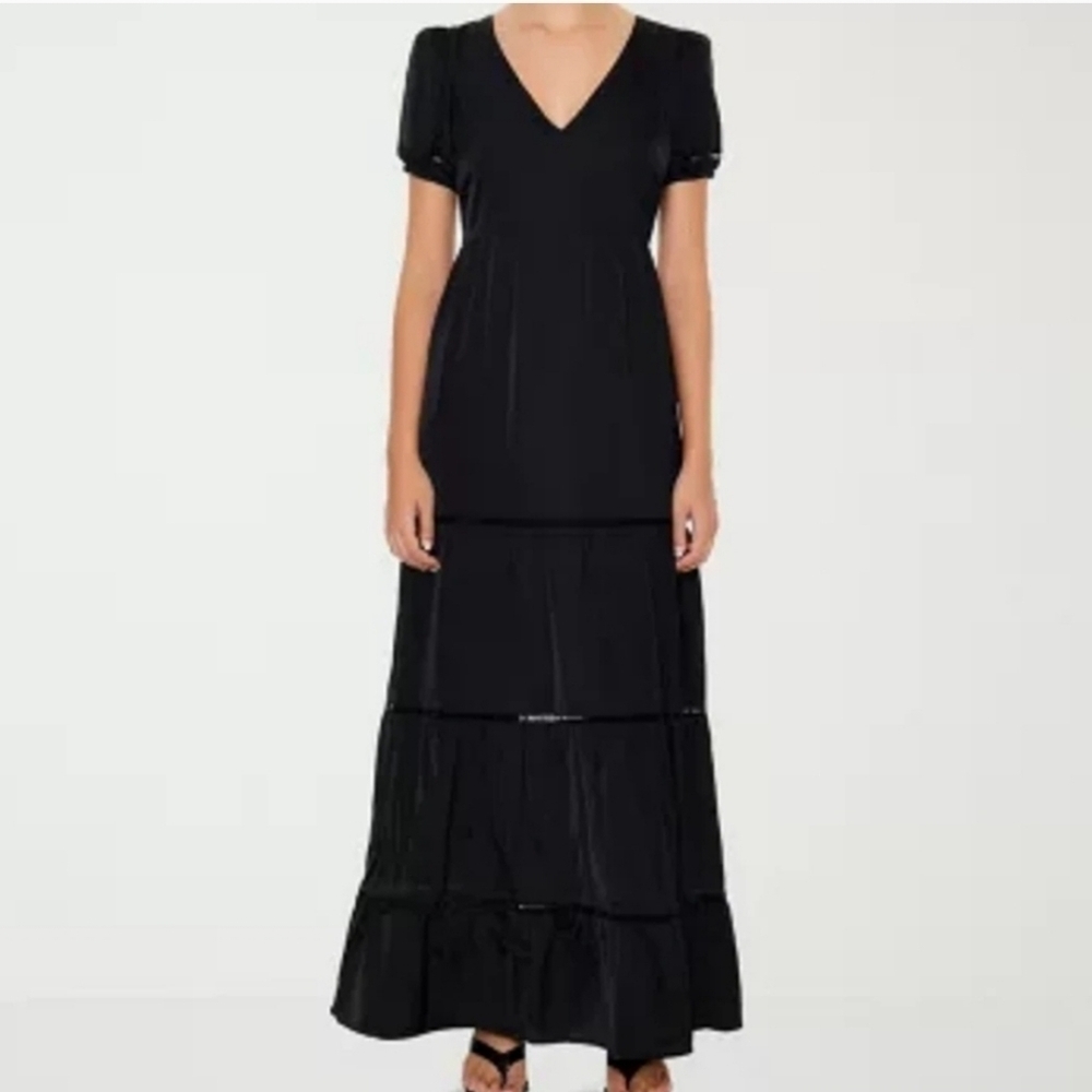 Forever 21 Black Short Sleeve Dress - Picture 8 of 11